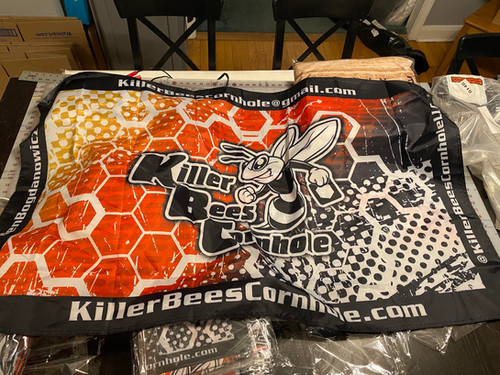 3'x5' Banner | Killer Bees Cornhole