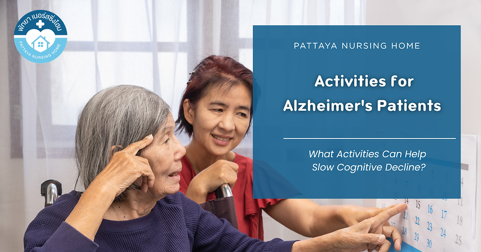 Activities for Alzheimer's Patients