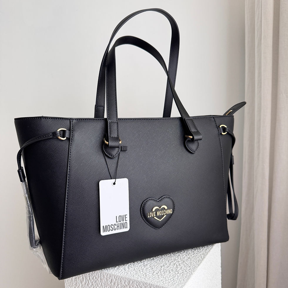 Thumbnail: Love Moschino Tote with Shoulder strap in Black BNWT 