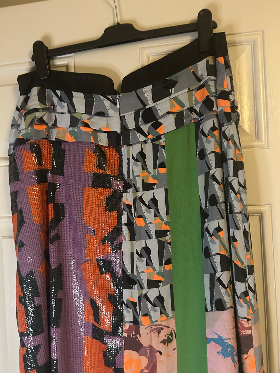Thumbnail: Joanne Hynes Multi Colour Sequins Skirt BNWT size 16 