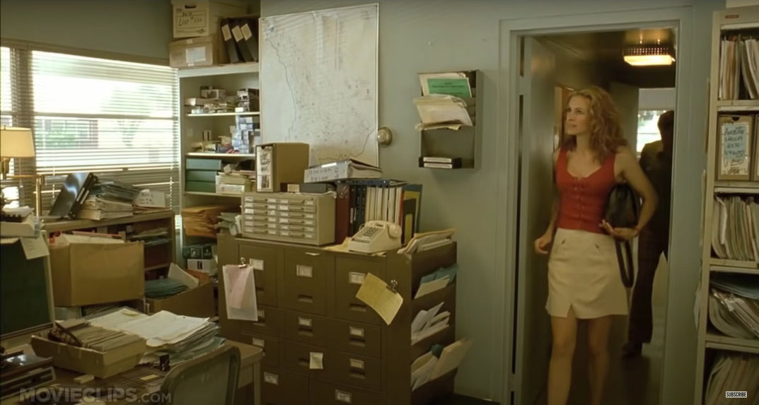 Erin Brockovich Film Set