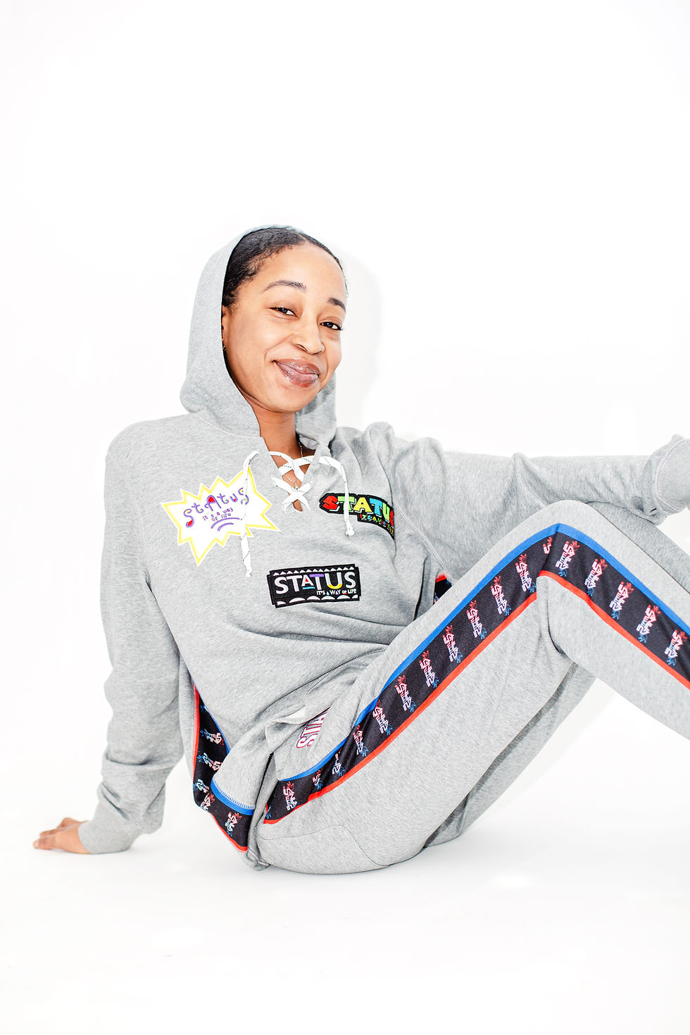 Thumbnail: Status Apparel DC “Way of Life"  Embroidered Sport Lace Patch Hoodie