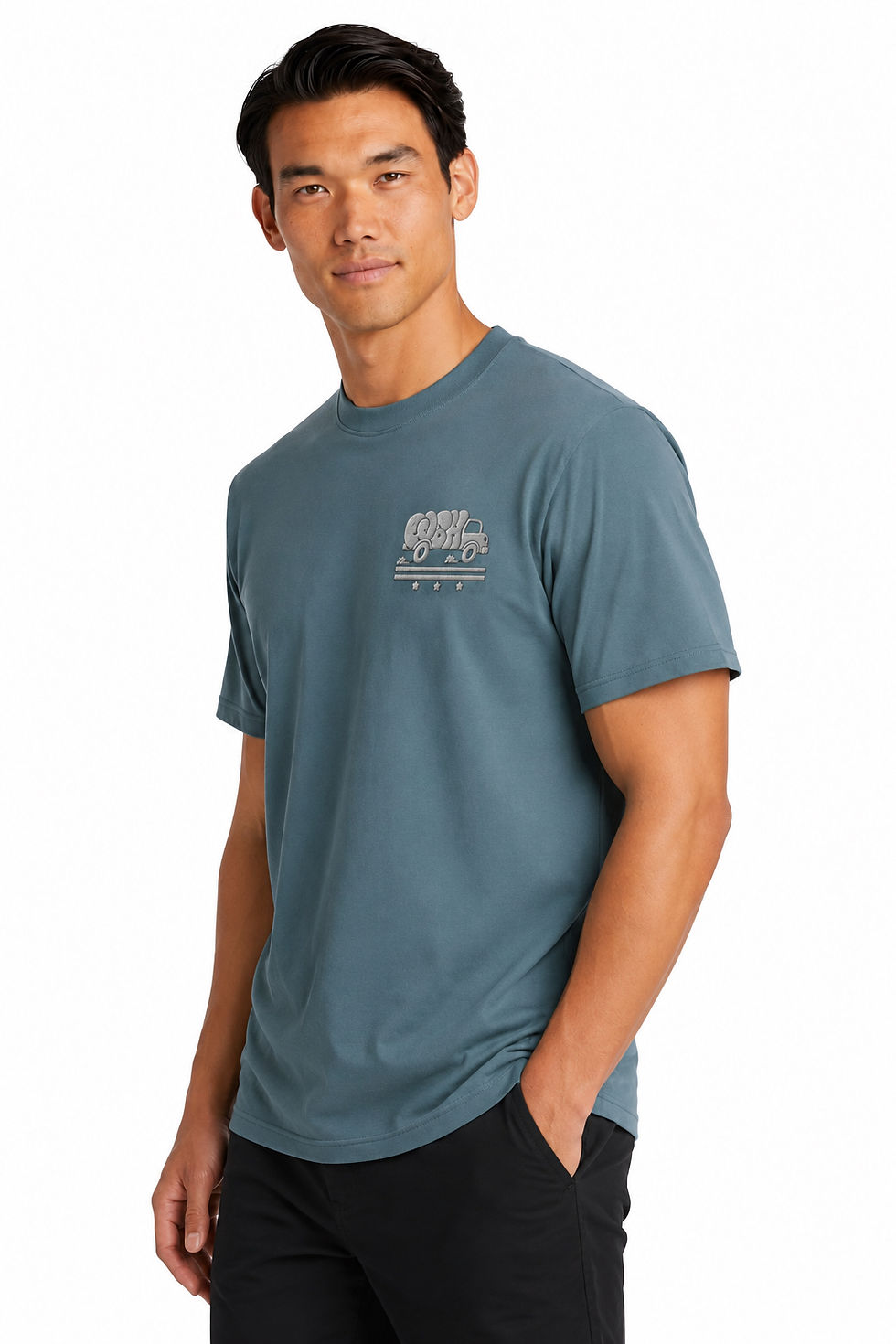 Thumbnail: "PUSH" Embroidered Heavyweight Tee