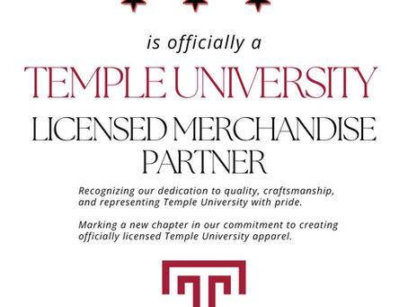 Status Apparel DC is now an officially licensed Temple University partner