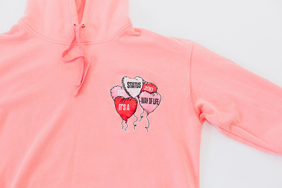 Thumbnail: Status Apparel DC "Way of Life" Spread Love Embroidered Premium Hoodie