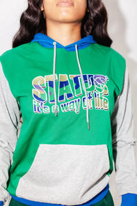 "Dream Camo" Way of Life Embroidered Color Block Hoodie