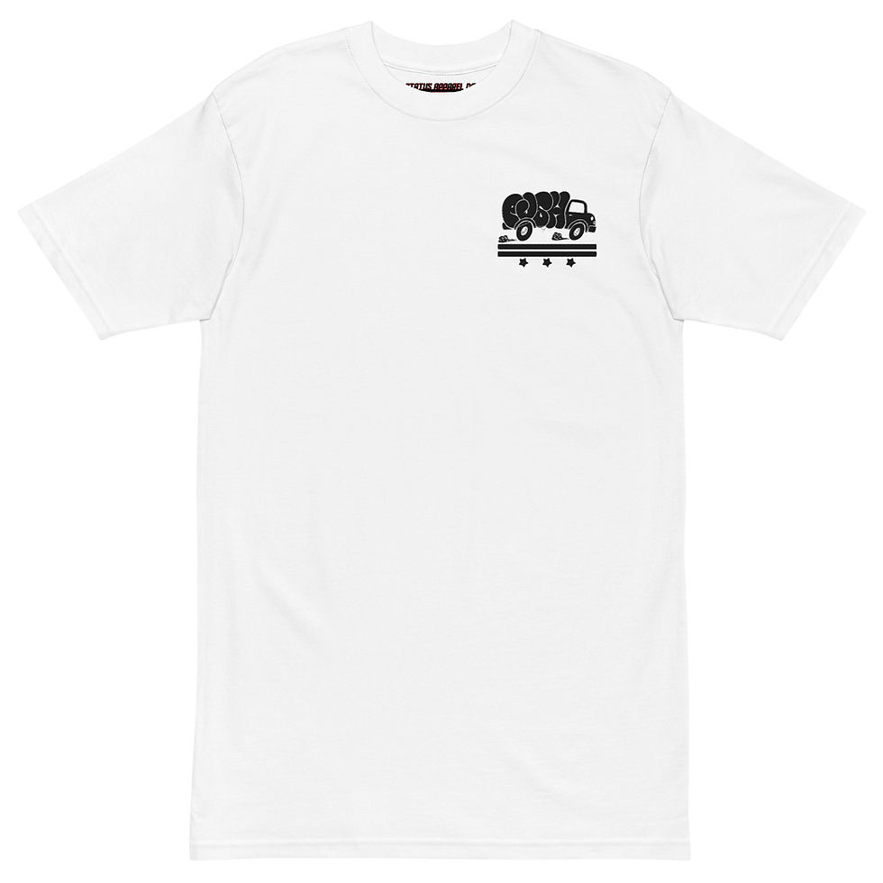 Thumbnail: Status Apparel DC "PUSH" Embroidered Heavyweight Tee