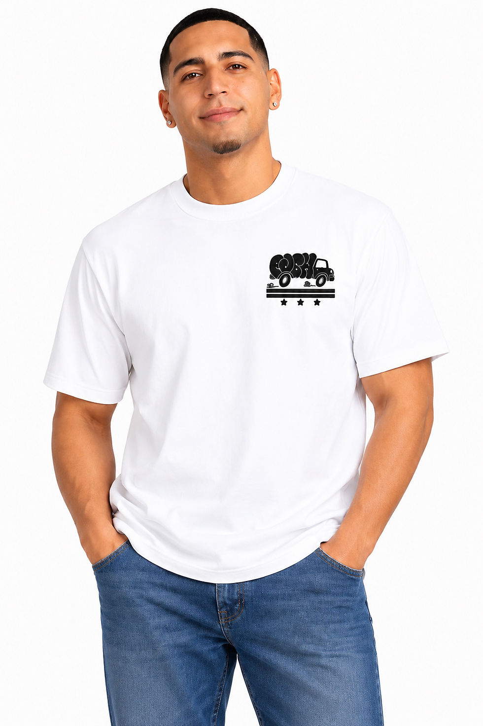 Thumbnail: "PUSH" Embroidered Heavyweight Tee