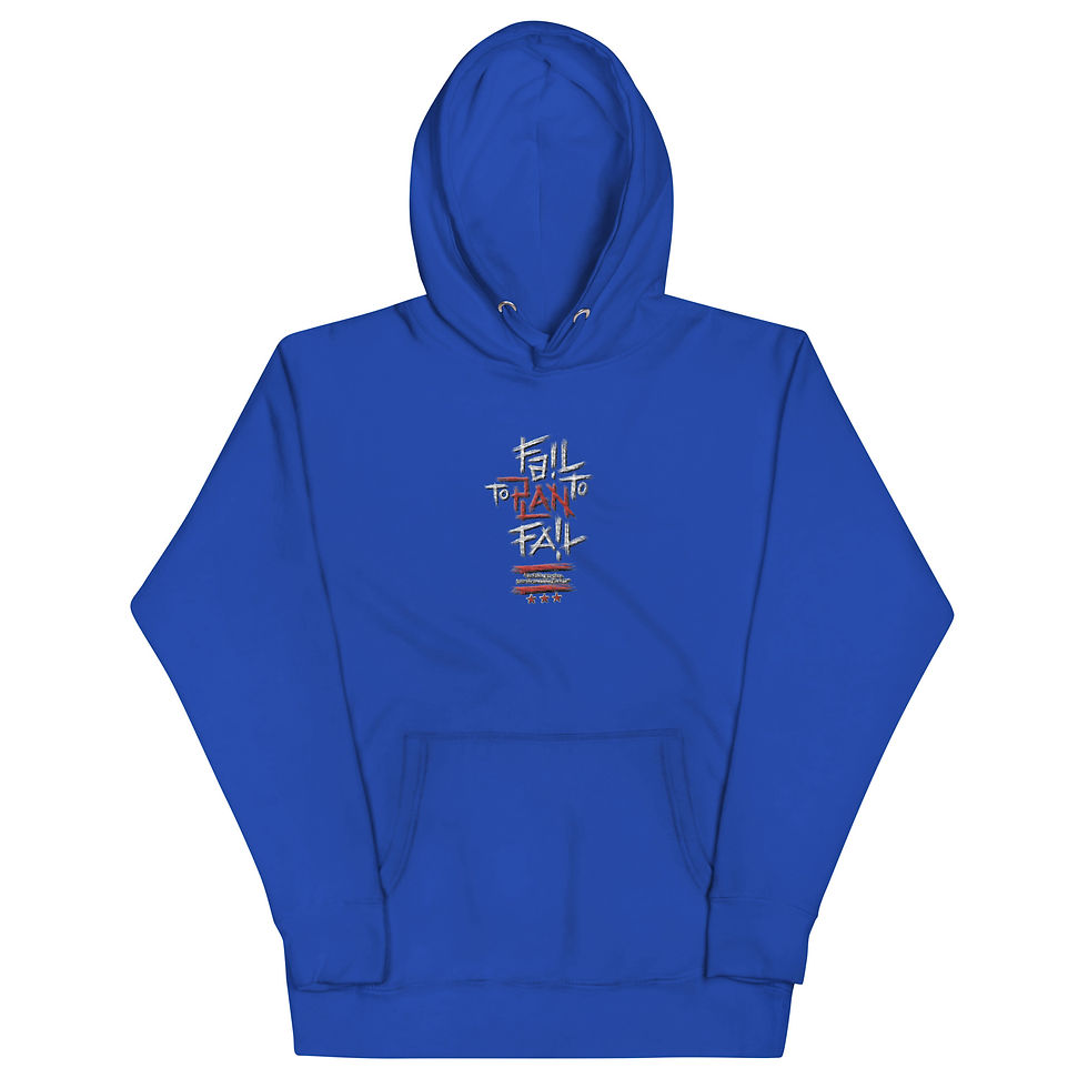 Thumbnail: "FAIL TO PLAN" Embroidered Unisex Hoodie