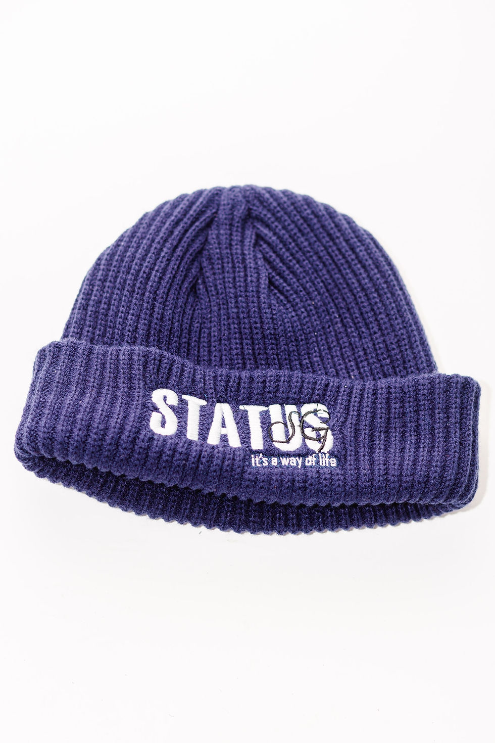 Thumbnail: Status Apparel DC Embroidered "Way of Life" Beanie