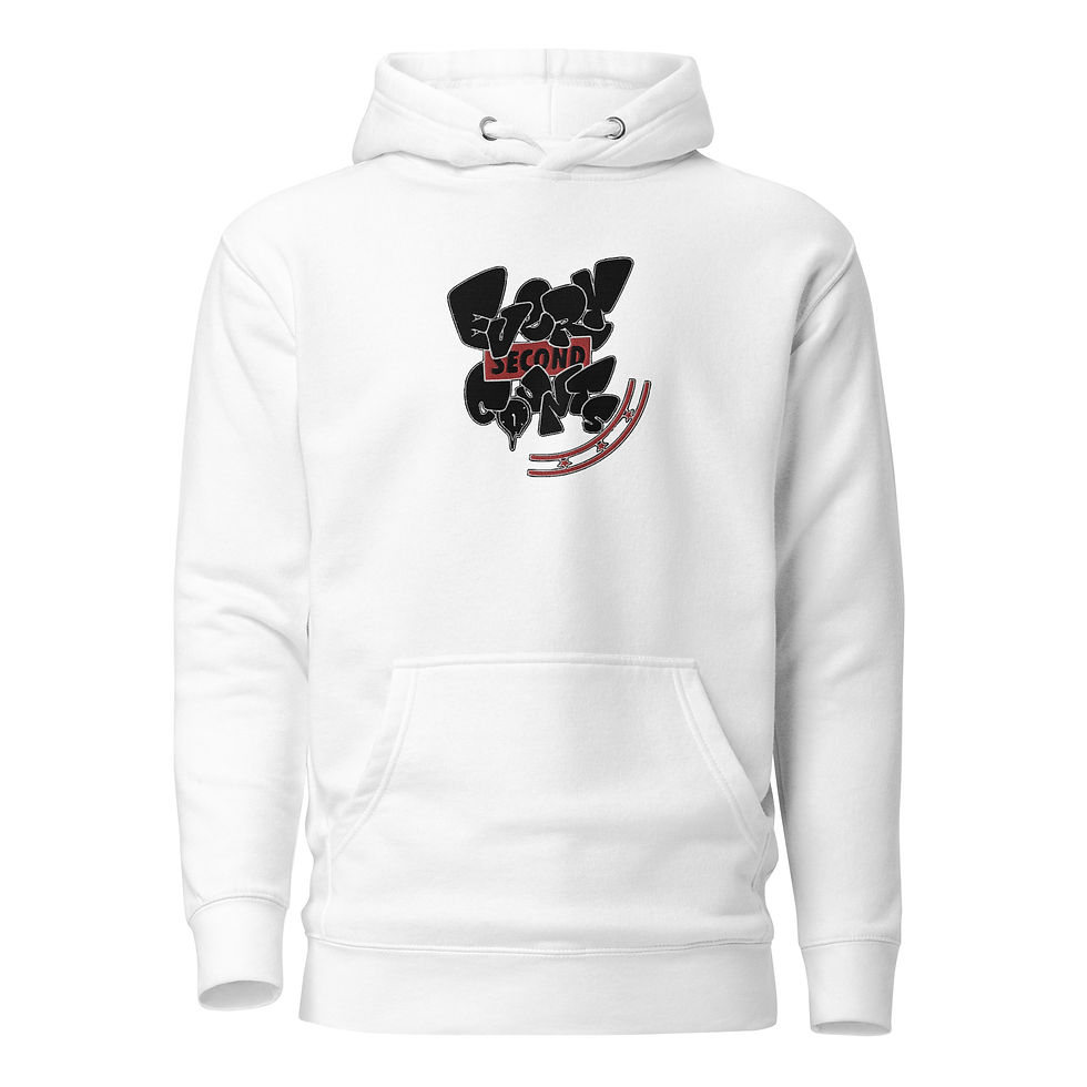 Thumbnail: "EVERY SECOND COUNTS" Embroidered Unisex Premium Hoodie