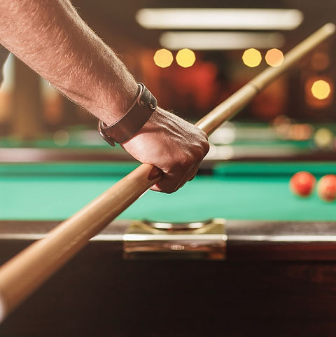 Paid Man with Pool Stick Depositphotos_1