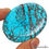 Thumbnail: 190 Cts Spiderweb USA Arizona Blue Turquoise Oval Cab Loose Huge Size Gemstone
