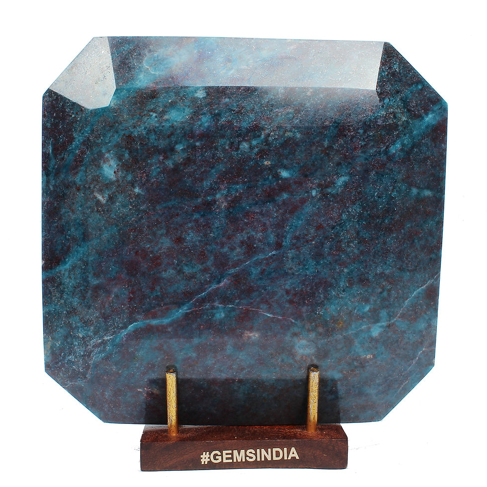 Miniaturbild: 3.6 Kg Natural Untreated Ruby Kyanite Huge Size Earth Mined Octagon Cut Gemstone