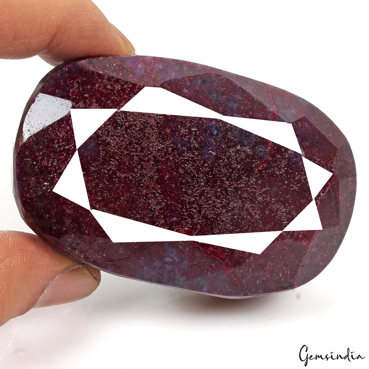 1550 Ct Natural Ruby Huge Size Oval Faceted Earth Mined Gemstone From Madagascar