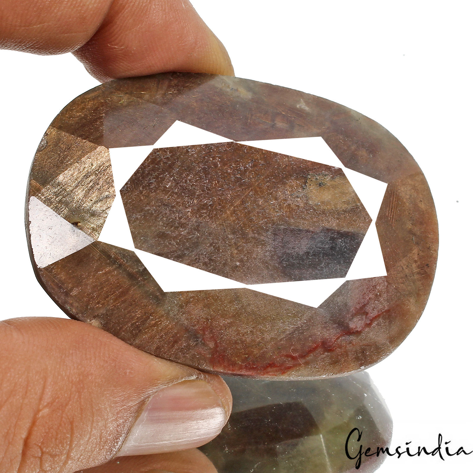 Certified 525 Cts Natural Untreated Brown Sapphire Oval Cut Huge Size Gemstone