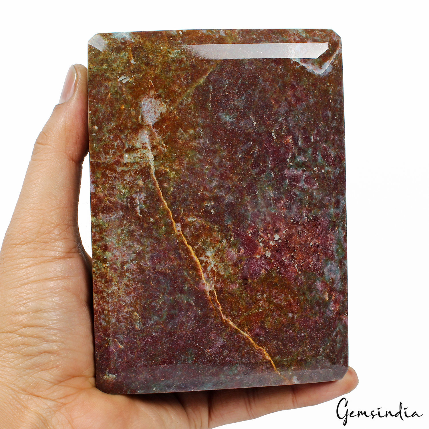 2 Kilo Natural Ruby Kyanite Octagon Cut Loose Untreated Madagascar Huge Gemstone