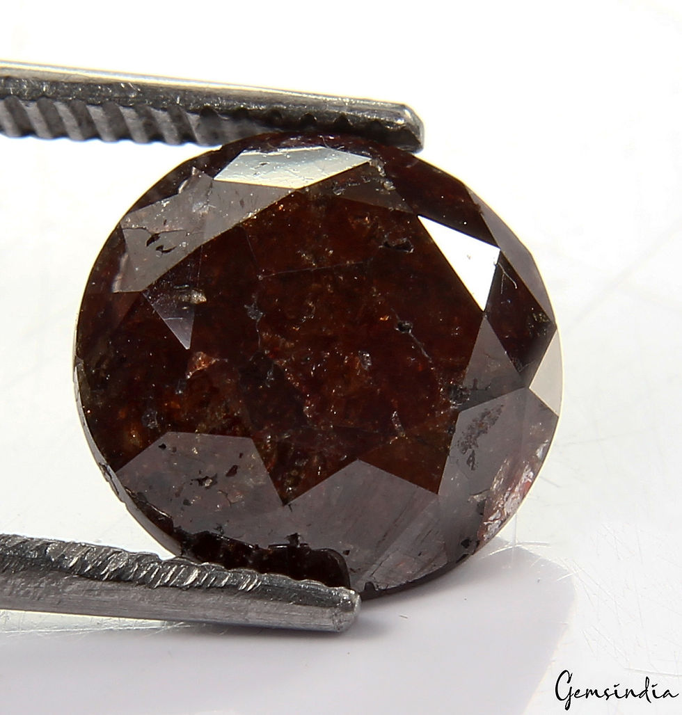 Miniatura: 3.37 CT 100% Natural Loose Salt And Pepper Diamond, Round Brilliant Cut Diamond