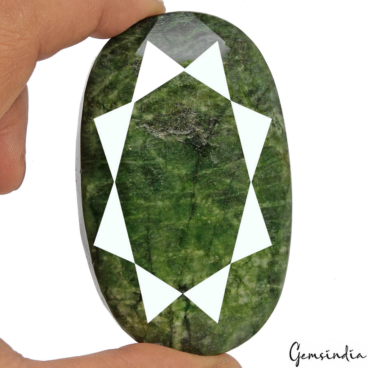 830 Ct Natural Green Brazilian Emerald Oval Cut Faceted Earth Mined Loose Gems