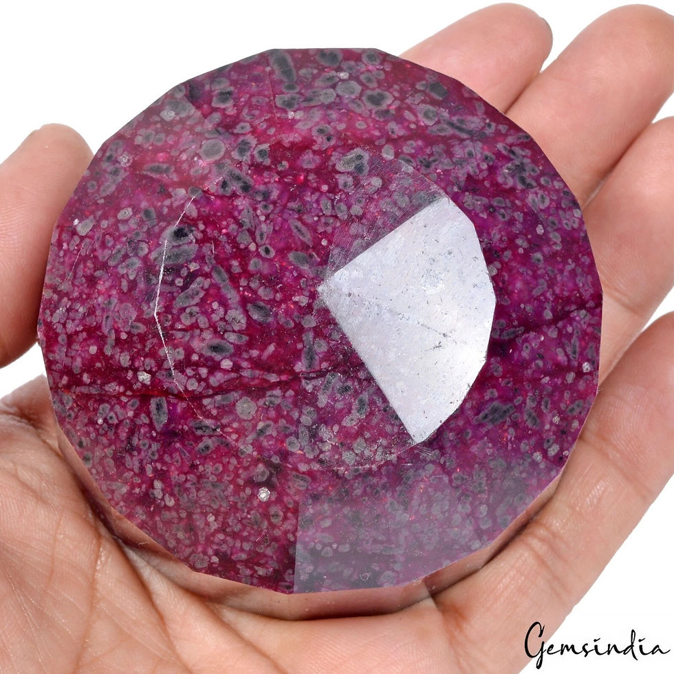 Miniatura: 2350 Ct Natural Red Pink Round Cut Ruby Earth Mined Faceted Huge Size Loose Gems