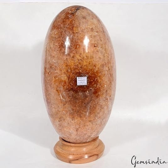 Miniatura: 7 Kilo Natural Yellow Aventurine Crystal Mineral Egg Shape Healing Huge Gem 10"