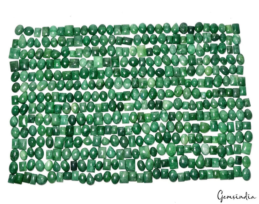4650 Ct Natural Brazilian Green Emerald Cab Mix Shape Loose Gemstones 405 Pcs