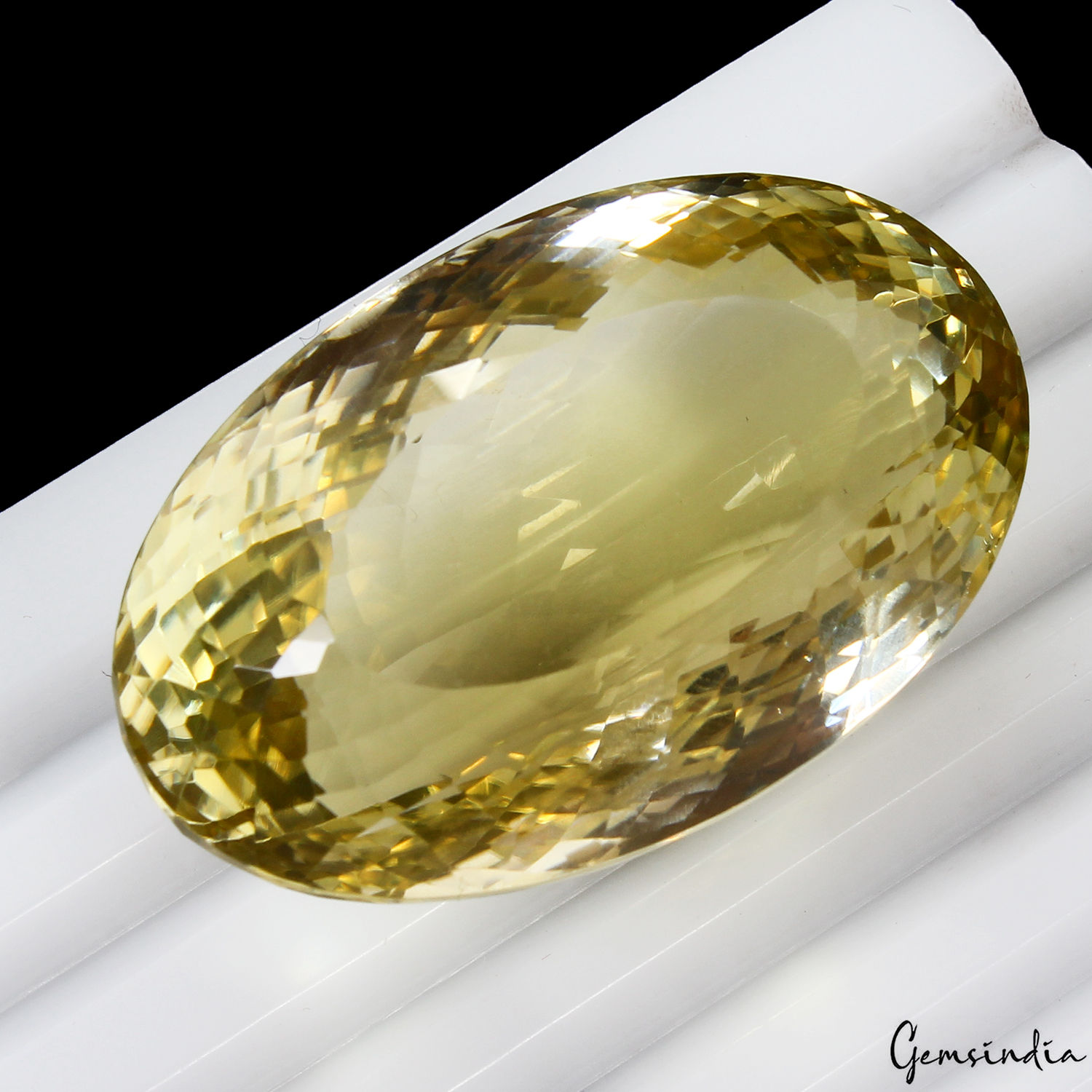 Certified 180 Cts Natural Brazilian Golden Yellow Citrine Oval Cut Rare Huge Gem