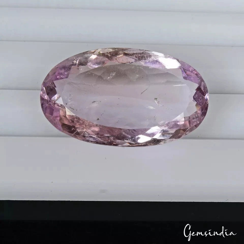 Miniaturbild: 17.40 Ct Natural Untreated Purple Amethyst Oval Cut Faceted Gemstone For Jewelry