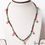Thumbnail: 179.50Ct Natural Red Ruby Green Emerald Freshwater Pearl Gem Beaded Necklace 20"