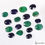 Thumbnail: 190.00 Ct Natural Blue Sapphire Emerald Mix Cut Faceted Loose Gemstone Lot 17Pcs