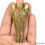 Thumbnail: 3 In Natural Unakite Jasper Goodluck Pocket Angel Reiki Healing Carved Figurine