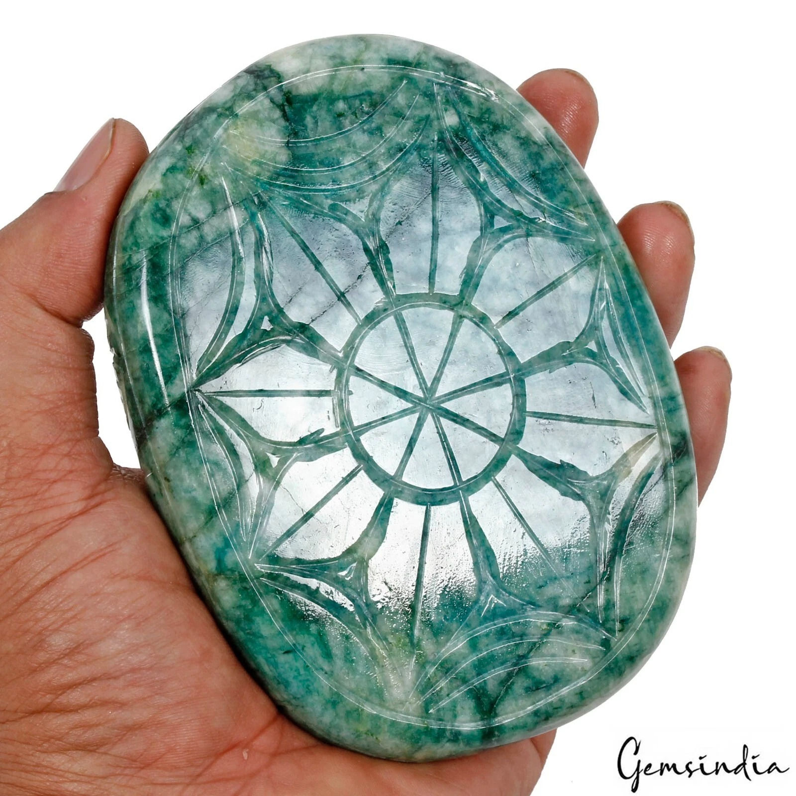 3420 Ct Natural Green Brazilian Emerald Earth Mined Carving Museum Size Gemstone