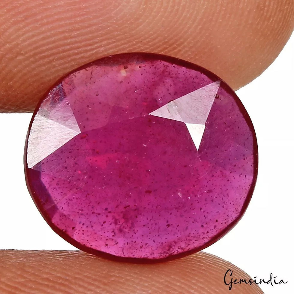 Miniature : 8.60 Ct Natural Pink Red Heated Ruby Oval Shape, Mozambique Gemstone~ Good Color