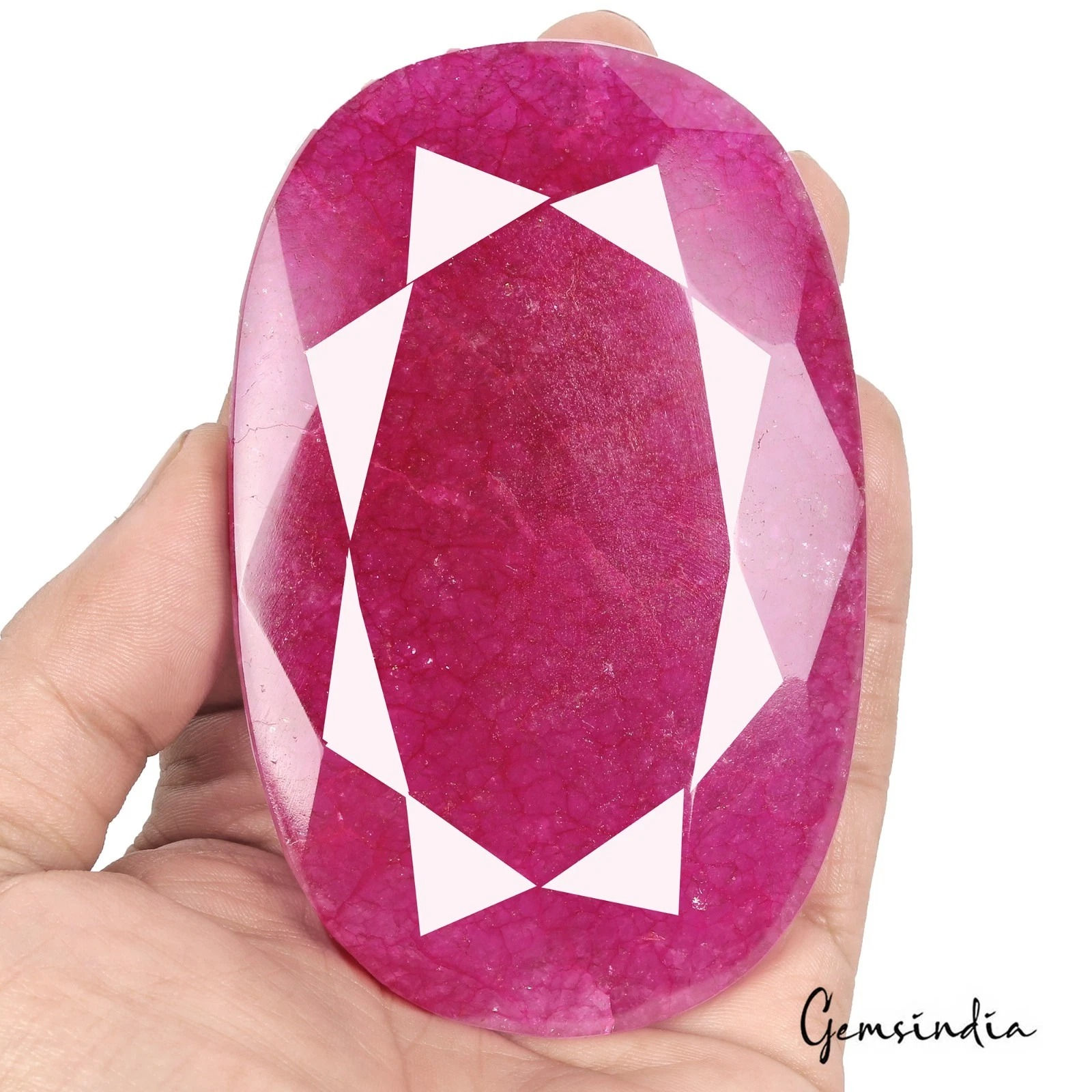 1220 Ct Natural Eye Catching Pink Red Quartz Oval Faceted Cut Huge Loose Gems