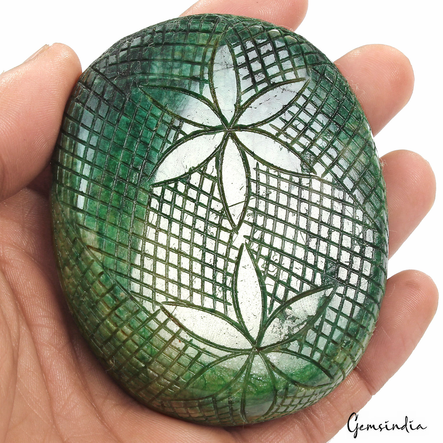 1250 Ct Natural Green Emerald Earth Mined Carving Museum Huge Size Loose Gems