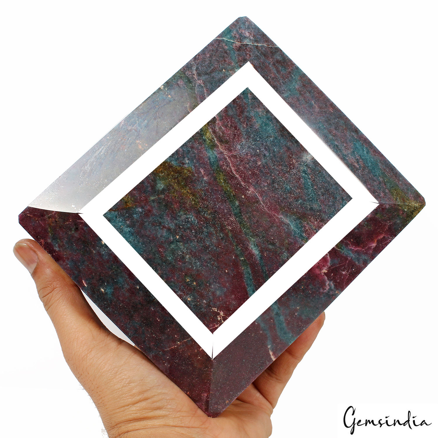 5 Kilo Natural Ruby Kyanite Octagon Cut Loose Untreated Madagascar Huge Gemstone