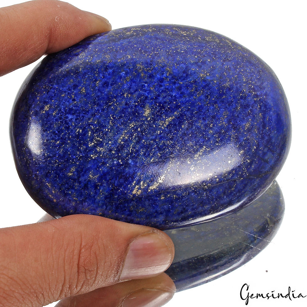 830 Cts Natural Blue Lapis Lazuli with Gold Flecks Oval Cabochon Loose Gemstone