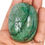 Thumbnail: 800 Ct Natural Brazilian Green Emerald Oval Cut Carving Earth Mined Huge Gems