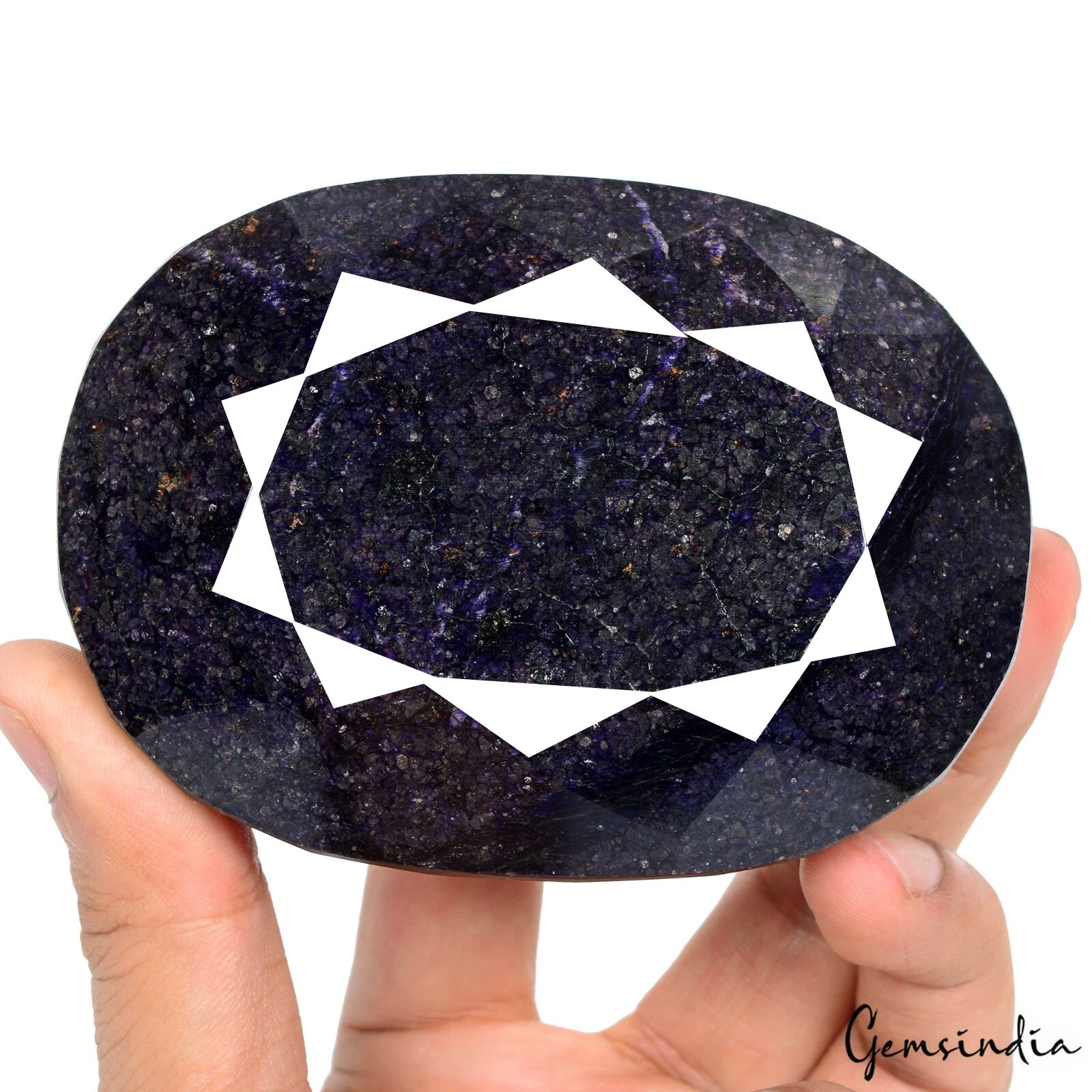 3500 Ct Natural Blue Sapphire Oval Faceted Rare Huge Museum Size Loose Gemstone