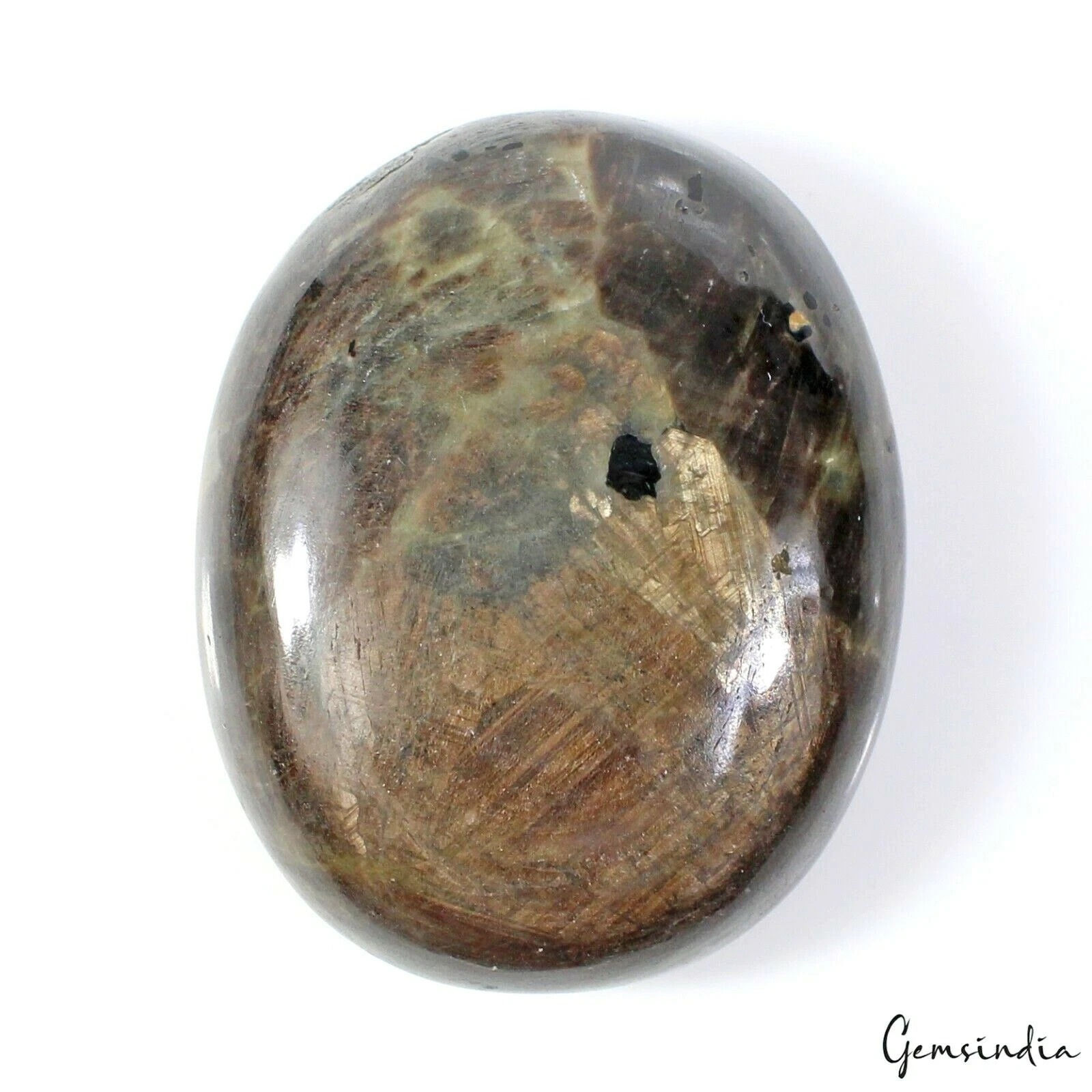 770 Ct Natural Brown Golden Sapphire Oval Cabochon Earth Mined Loose Gemstone