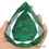 Thumbnail: 2950 Ct Natural Green Zambian Emerald Pear Faceted Cut Huge Earth Mined Gemstone