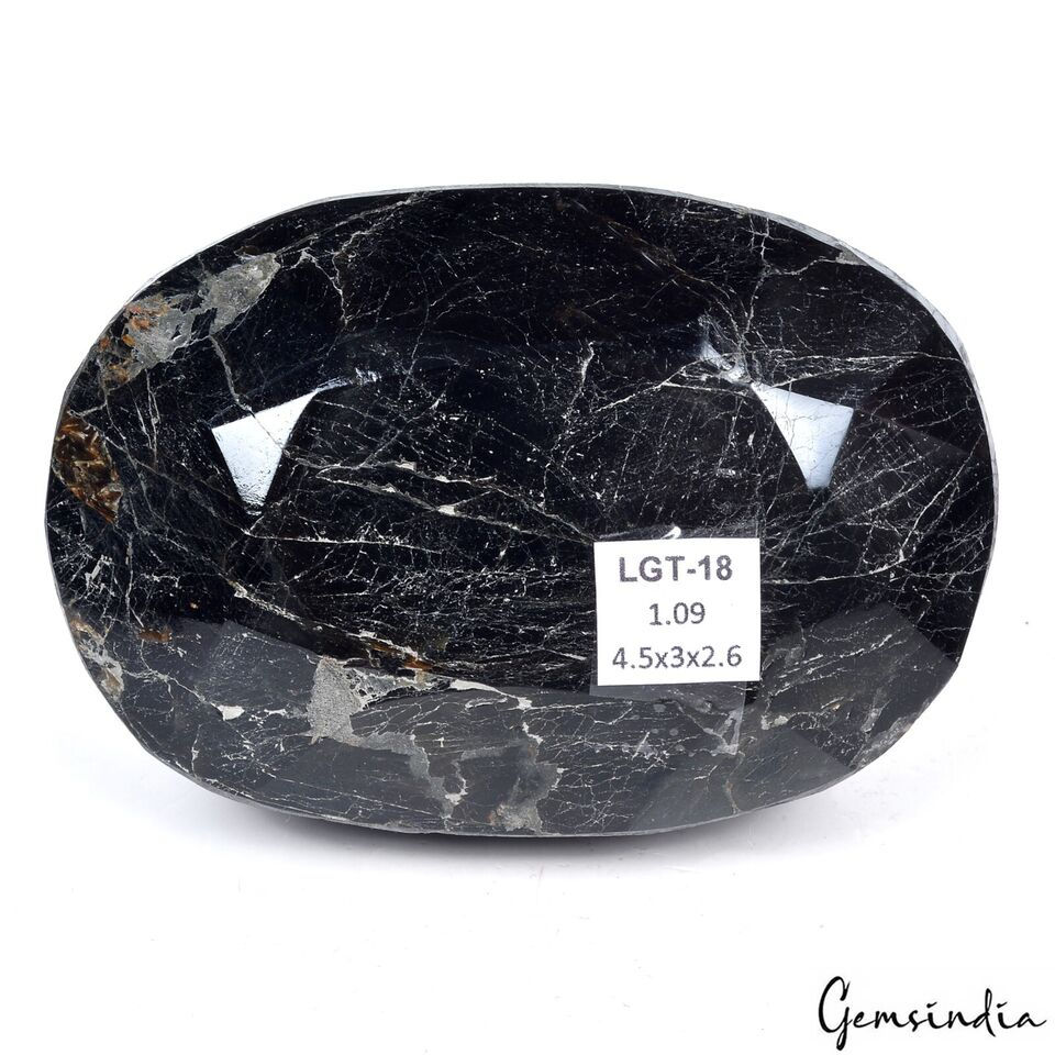 Miniatura: 5450 Cts Natural Black Tourmaline Oval Cut Collector's Grade Untreated Gemstone