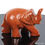 Thumbnail: 290 Ct Handmade Natural Brown Sunstone Baby Elephant Statue Sculpture ~1.3" tall