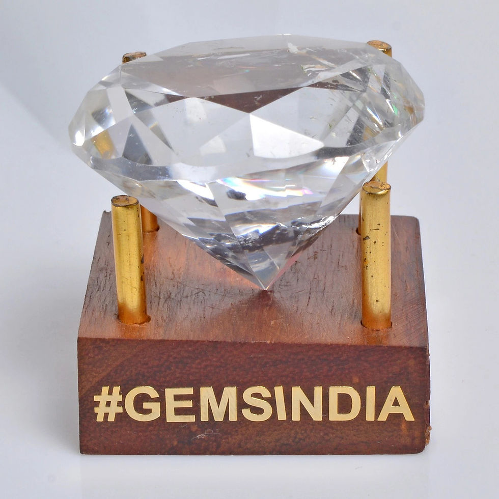 208.70 Ct Natural Crystal White Quartz Round Diamond Cut Loose Brazil Gemstone