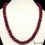 Thumbnail: GENUINE 830 CTS EARTH MINED SINGLE STRAND RED RUBY ROUND SHAPE NECKLACE