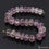 Thumbnail: 26Pc Natural Purple Amethyst Round Cabochon 14-16mm Drilled Bead Strand~12" Long