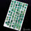 Thumbnail: 75 Pcs Natural Green Emerald Rectangular Cabochon Loose 10-20mm Gemstones~900 Ct