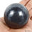 Thumbnail: 1800 Cts Natural Untreated Grey Gun Metal Healing Crystal Mineral Sphere W Stand
