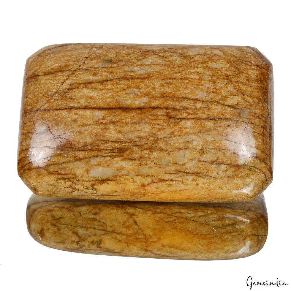 1220 Cts Natural Untreated Yellow Beryl Cushion Cabochon Huge Size Gemstone~85mm