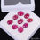 Thumbnail: 10.70 Cts'9 Pcs Natural Mozambique Pink Red Ruby Oval Cab Loose Gems For Jewelry